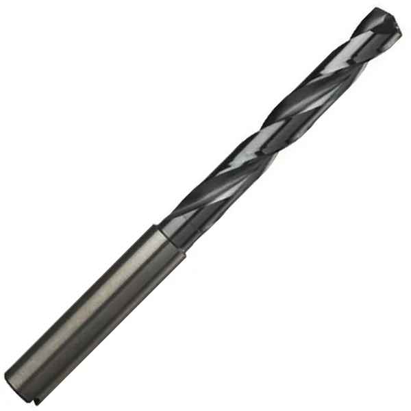 GUHRING 7.6mm 140° Solid Carbide Jobber Drill - nano-A Finish, Right Hand Cut, Spiral Flute, 91mm OAL, VA Point, Part #90851100