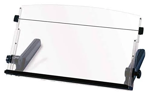 3M Adjustable In-Line Paper Document Copy Holder with Elastic Line Guide, 18-inch Wide, 300 Sheet Capacity, Weighted Base (DH640