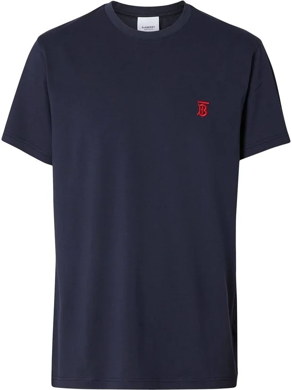 Burberry Monogram Motif Cotton T-Shirt - Size: XXS, Navy