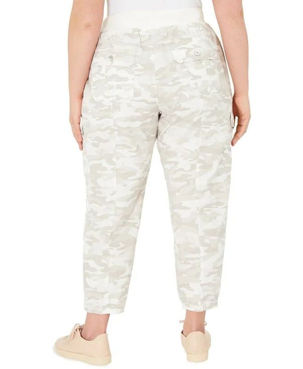 Calvin Klein Womens Performance Plus Size Jogger Pants 2x Bnwts Camo Print