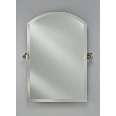 McNeill Radiance Frameless Bathroom, Vanity Mirror Alcott Hill Bracket Finish: Polished Chrome, Size: 30x22 H x 24x22 W