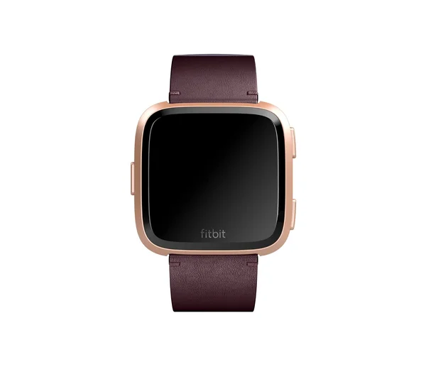Fitbit Versa Family Horween Leather Band (Plum) - Small - Plum- Small