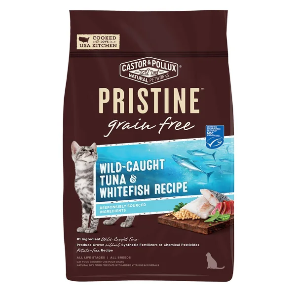 Castor & Pollux Pristine Grain Free Wild-Caught Tuna & Whitefish Recipe Cat Food - 3 lb