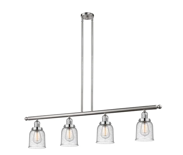 Innovations 214-SN-G54 4 Light Small Bell 48 inch Island Light