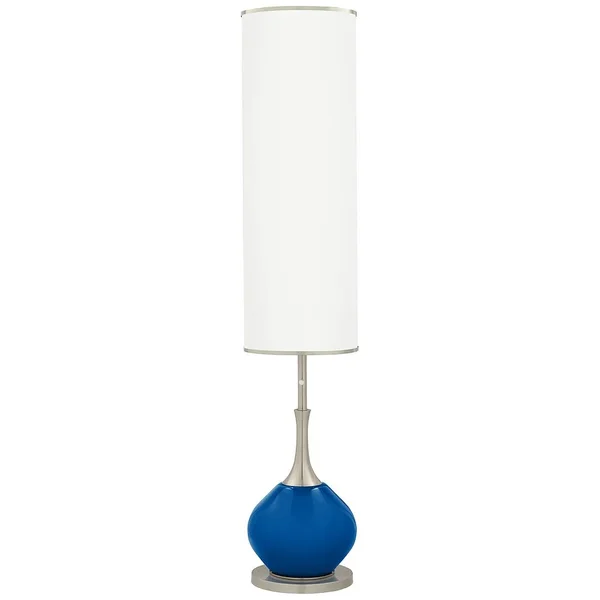Color + Plus Hyper Blue Jule Modern Floor Lamp
