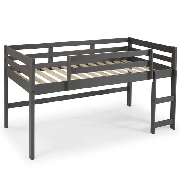 Acme Lara Twin Loft Bed Gray Finish