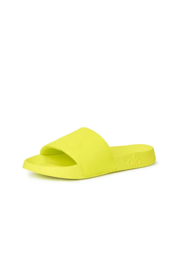Women's It Slide 2 in Highlighter, Size: 5, Alo Yoga