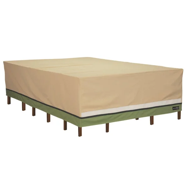 Patio Armor Royal Deluxe Rectangle Table & Chair Set Cover
