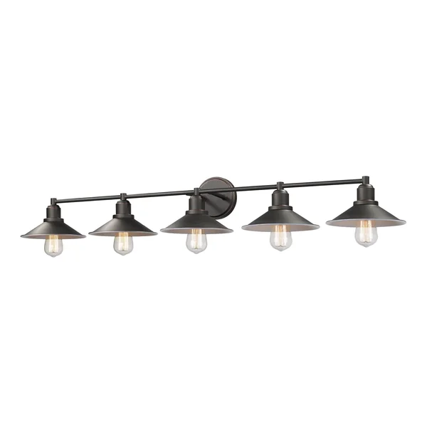 Avery Home Lighting Casa 5-Light Vanity (Nickel Finish/Bronze Finish)