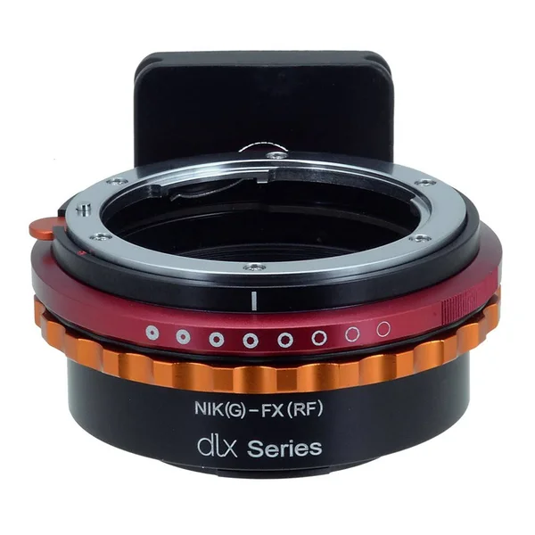 Fotodiox DLX Lens Mount Adapter - Nikon Nikkor F Mount G-Type D/SLR Lens to Fujifilm X-Series Mirrorless Camera Body - with Long