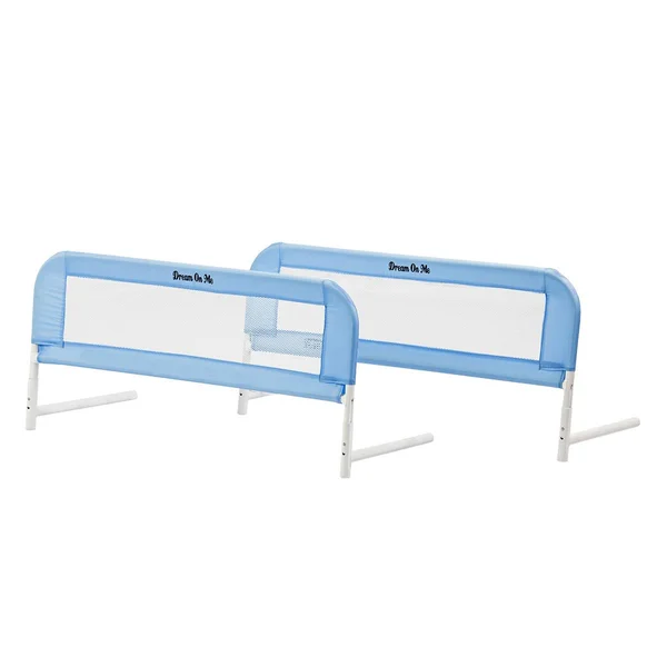 Dream on Me Mesh Bed Rails Blue