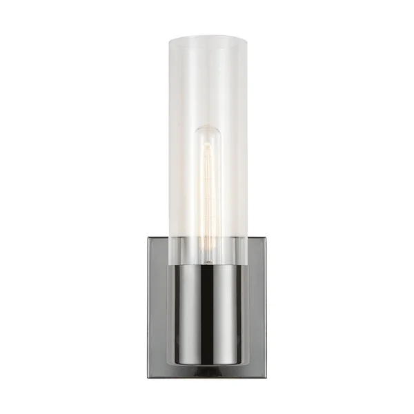Capital Lighting-632611BC-Logan - 1 Light Wall Sconce Black Chrome