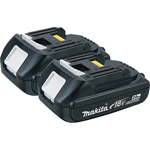 Makita BL1820-2 18V Compact Lithium-Ion 2.0Ah battery, 2-Pack (Discontinued by Manufacturer)