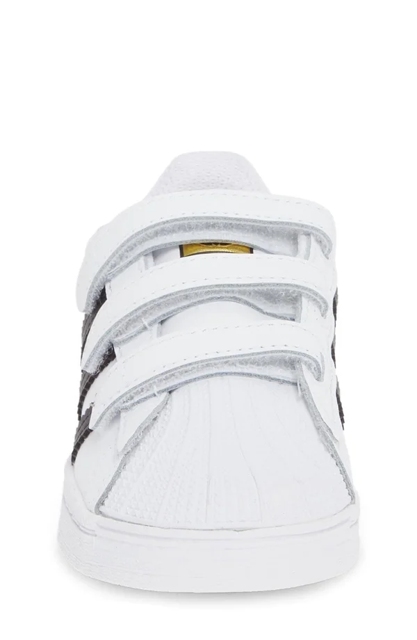 Adidas Originals Superstar White/Black Infant Boys& Shoes, Size: 9.5