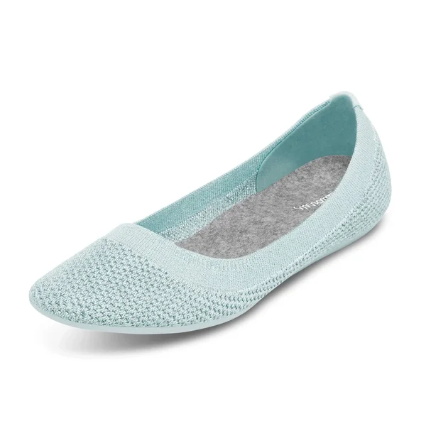 Allbirds Women's Tree Flats, Frost, Size 8.5