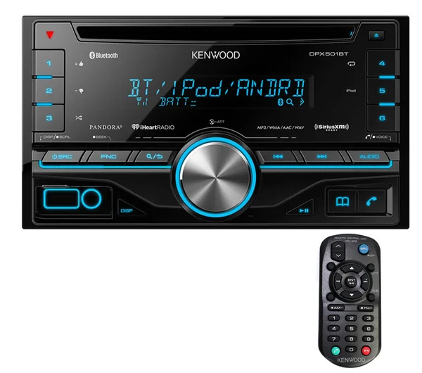 Kenwood Dpx501bt 2-DIN CD Receiver with Built in Bluetooth