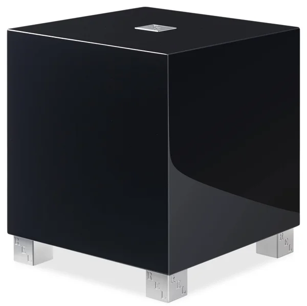 Rel Acoustics T/5i Subwoofer - 8 inch Down-Firing Driver, Arrow Wireless Port, High Gloss Black