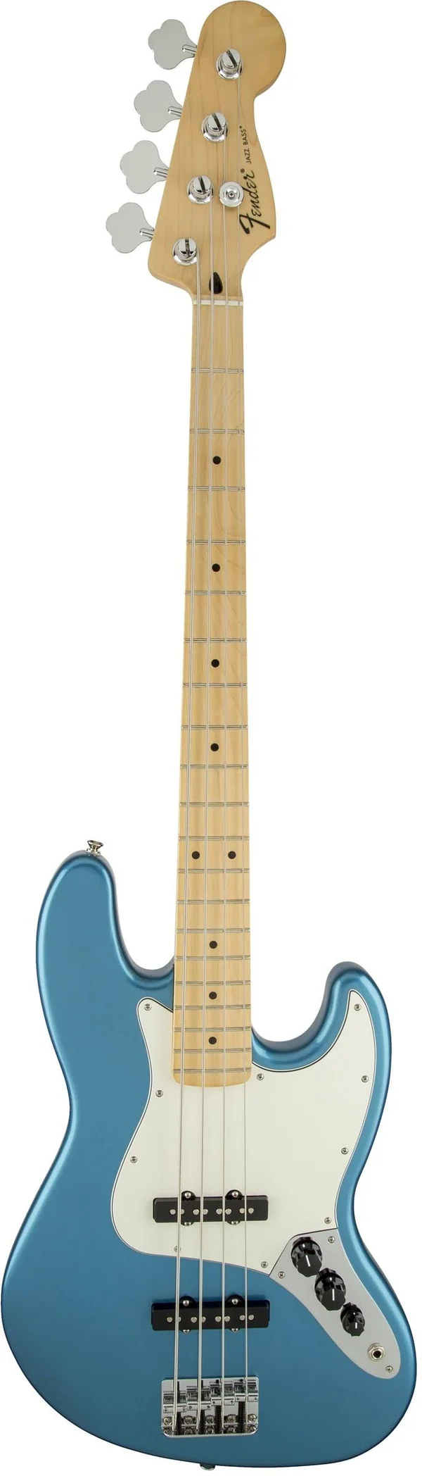 Fender Standard Jazz Bass Guitar - Lake Placid Blue, Gloss Maple Fretboard