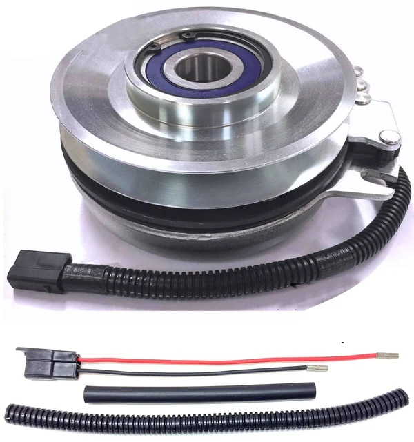 Bundle - 2 Items: PTO Electric Blade Clutch - Wire Harness Repair Kit. Compatible With/Replacement for Yazoo Kees PTO Clutch 1026