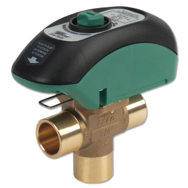 Taco Z075C3-2 Valve - 3 Way, Closed System, 3/4In Sweat