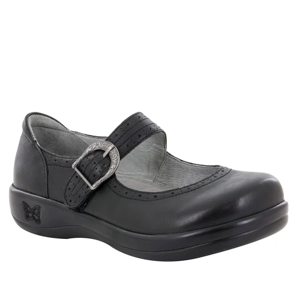 Women's Alegria Kourtney Shoes - Black Nappa, 35