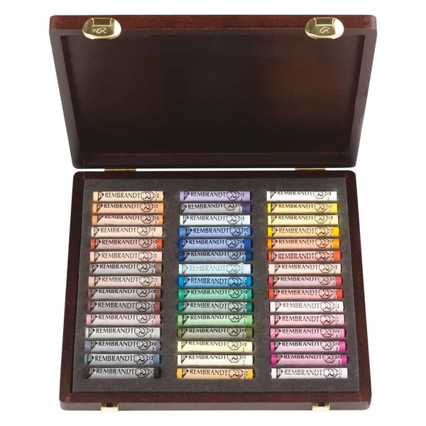 Rembrandt Soft Pastel Set of 45 Portrait Wood Box