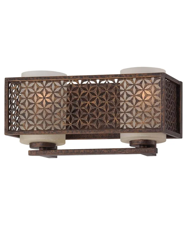 Minka Metropolitan N2722-258 - AJOURER 2 Light Bath, French Bronze