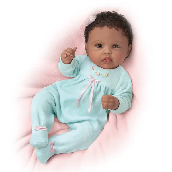 The Ashton-Drake Galleries Linda Murray So Truly Real Tiffany Weighted Poseable Baby Doll:by