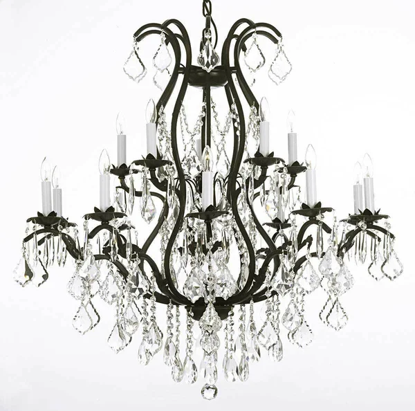 Gallery Iron 15-Light Chandelier - Black T40-180
