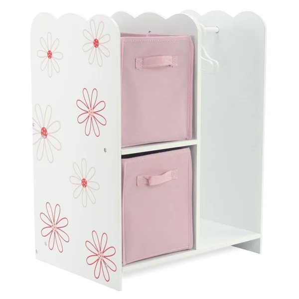 18 inch Doll Storage Clothes Open Wardrobe Furniture Fits 18x22 American Girl Doll