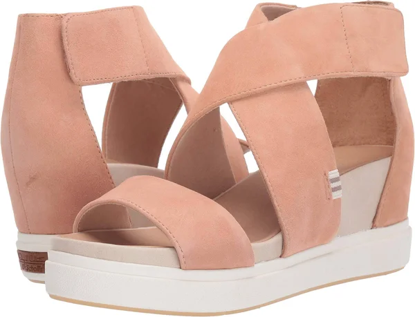 Dr. Scholl&s Original Collection Women's Scout High Wedge Sandal - Size: 6.5, Pink