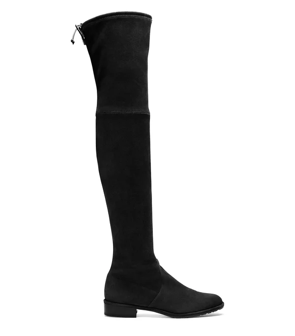 Women's Stuart Weitzman Lowland Over-The-Knee Boot - Size: 7, Black