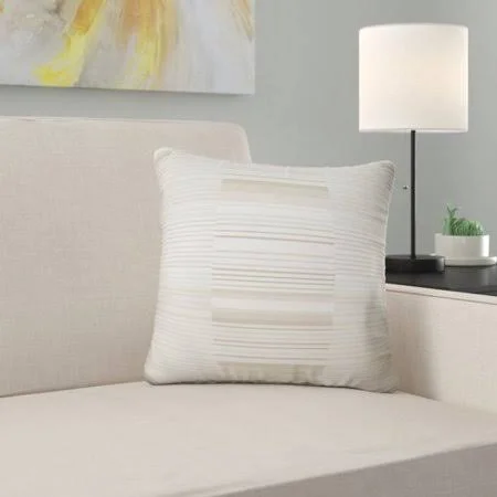 Ebern Designs Thursa LT Throw Pillow - Brown