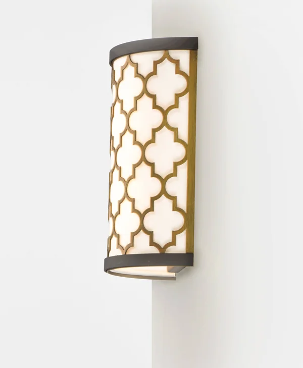 Maxim - 20294WLOIAB - LED Wall Sconce - Crest - Oil Rubbed Bronze - Antique Brass