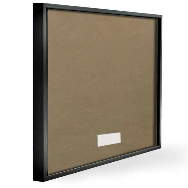 Stupell Industries Organic Butterfly Shape Pink Blue Nature Painting Framed Wall Art Design by K. Nari - 16 inch x 20 inch, Black