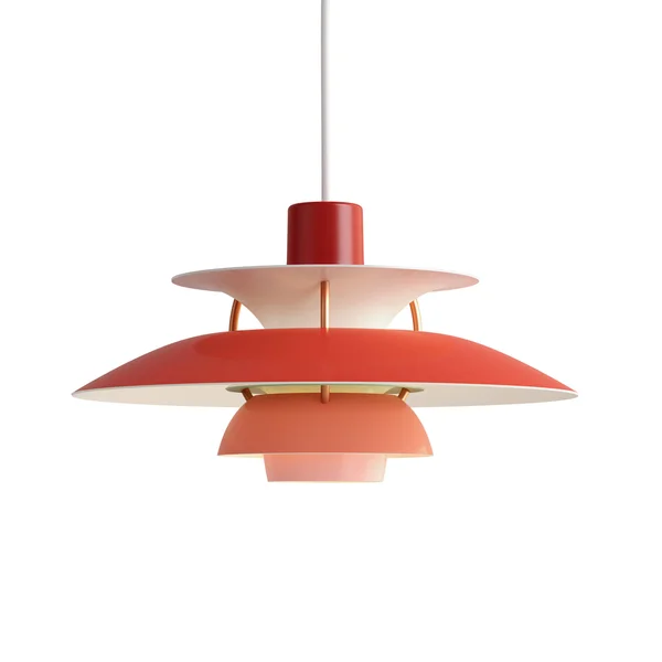 Louis Poulsen Ph 5 Mini Pendant, Red, 16.3 x 30 cm