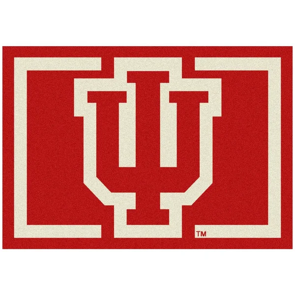 Indiana College Team Spirit Area Rug by Milliken, 5&4x22 x 7&8x22