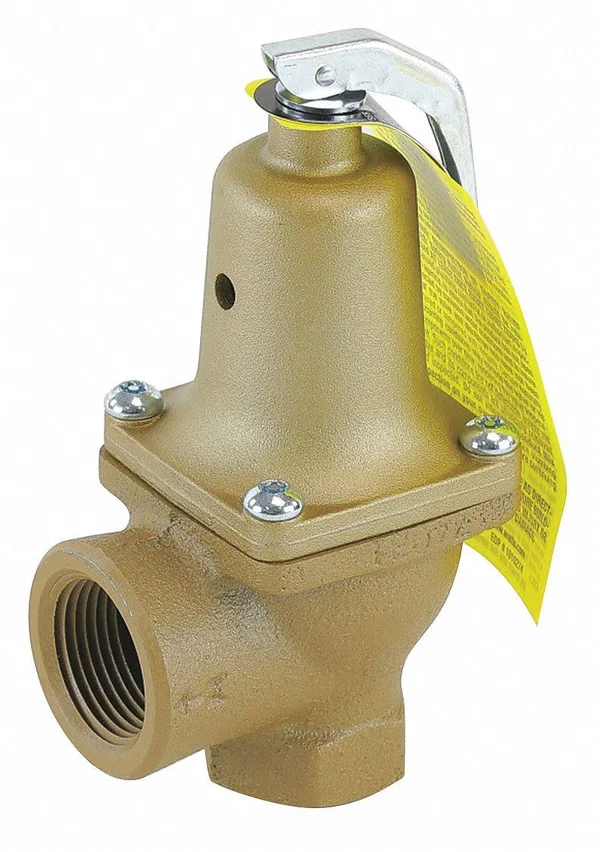 Watts 0382392 3/4 inch x 1 inch Series 740 Boiler Pressure Relief Valve (60 PSI)