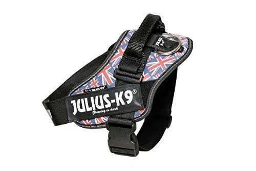 Julius-K9 IDC-Power Harness - British Flag, Size: 4/96-138 cm/38-54.5x22