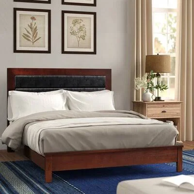Kennon Panel Bed Three Posts Size: Twin - Color: Cherry