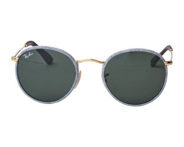 Ray Ban RB3475Q Round Craft Sunglasses - 919431 Gold/Blue Jeans/Green