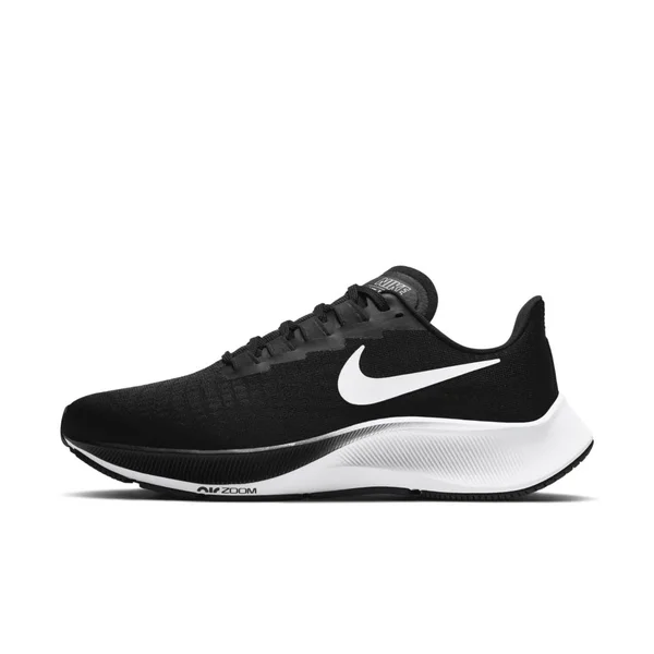 Nike Air Zoom Pegasus 37 Wide Black/White Women's Running Shoes - Size: 11.5