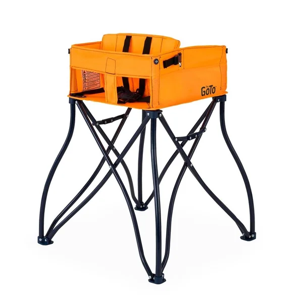 Phoenix Baby GoTo 2-in-1 Infant Car Seat Station and Travel High Chair: Orange