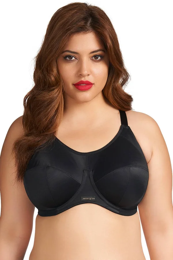 Elomi Energise Underwire Sports Bra - Black