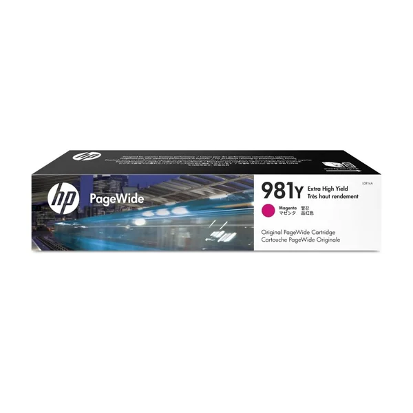 HP 981YC PageWide High-Yield Magenta Ink Cartridge, LOR18YC