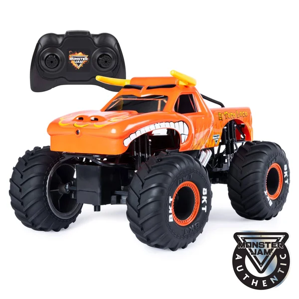 Monster Jam Official El Toro Loco Remote Control Monster Truck 1:15 Scale 2.4 GHz
