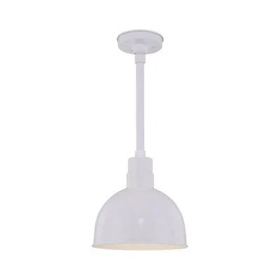 Sally 1 Light Bell Pendant Laurel Foundry Modern Farmhouse Finish: White - Pendant Size: 11.5x22 H x 12x22 W, Size: 12x22 H x 0.7