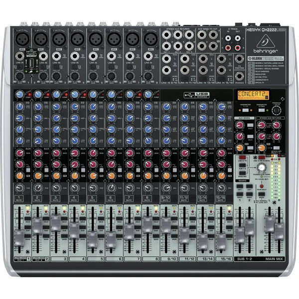Behringer Xenyx QX2222USB Analog Mixer - USB