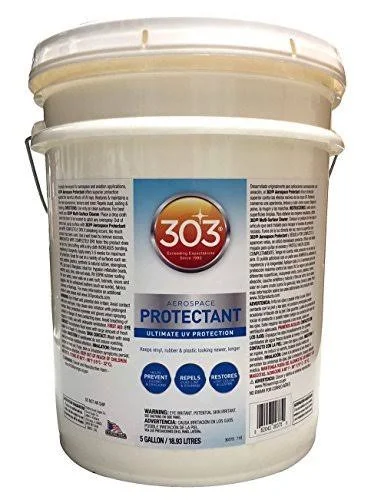 303 30375 UV Protectant 5 Gallon for Vinyl - Plastic, Rubber, Fiberglass, Leather