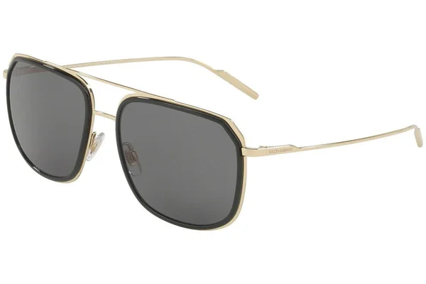 Dolce & Gabbana DG2165 Sunglasses - Black/Pale Gold (488/81)
